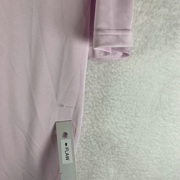 Adidas Golf Polo Shirt Men's X-Large Pink Chest Print Short Sleeve Collared 6649 - Picture 7 of 9